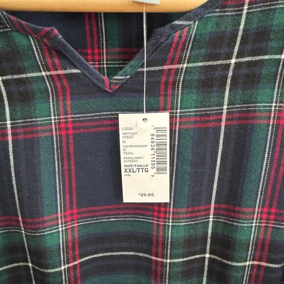 The Children's Place Girls Plaid Peasant Dress - Tidal - Size XXL (16) - NWT - Picture 5 of 7